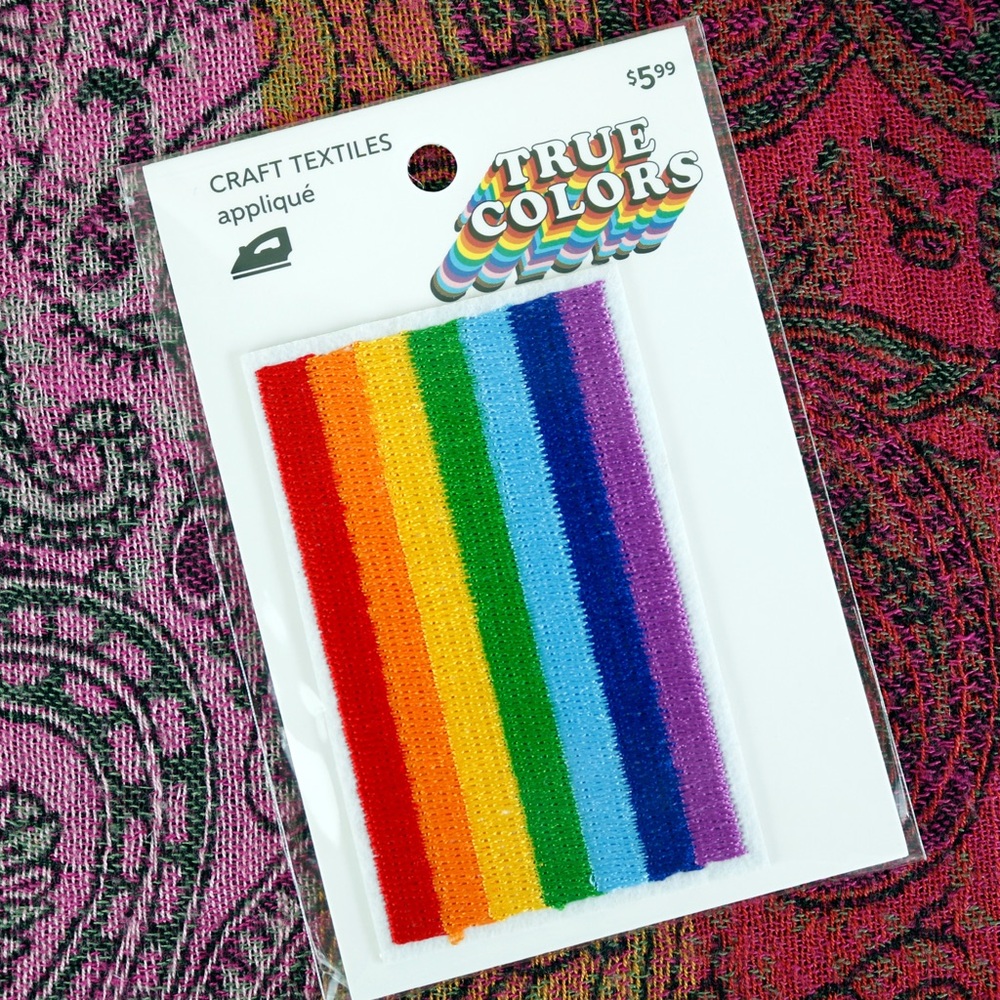 True Colors Rainbow Appliqué